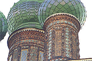 Декор барабанов храма Иоанна Предтечи