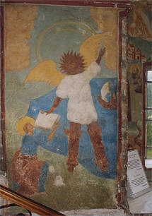 Фреска в храме Ильи